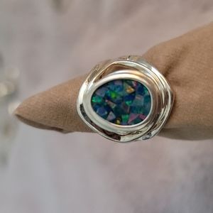 Sterling Silver and gemstone ring